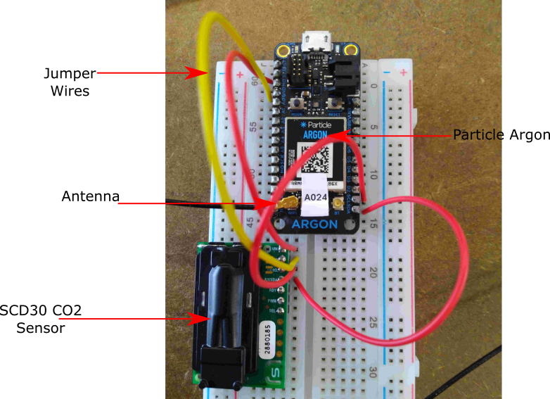Completed SCD30 Sensor