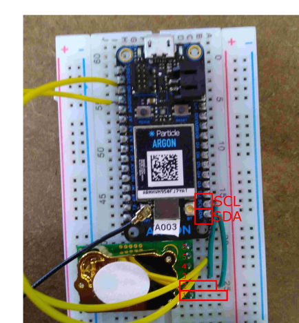 SCL to SCL (Pin2) pin. SDA to SDA (Pin 1).