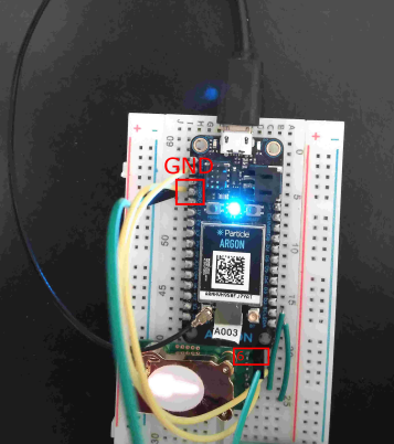 GND to Cntrl (Pin 6) pin.